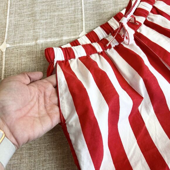 Denise Rae Zee Zee Pajama Shorts Set Red & White Stripes Women’s S NWT - Picture 11 of 16
